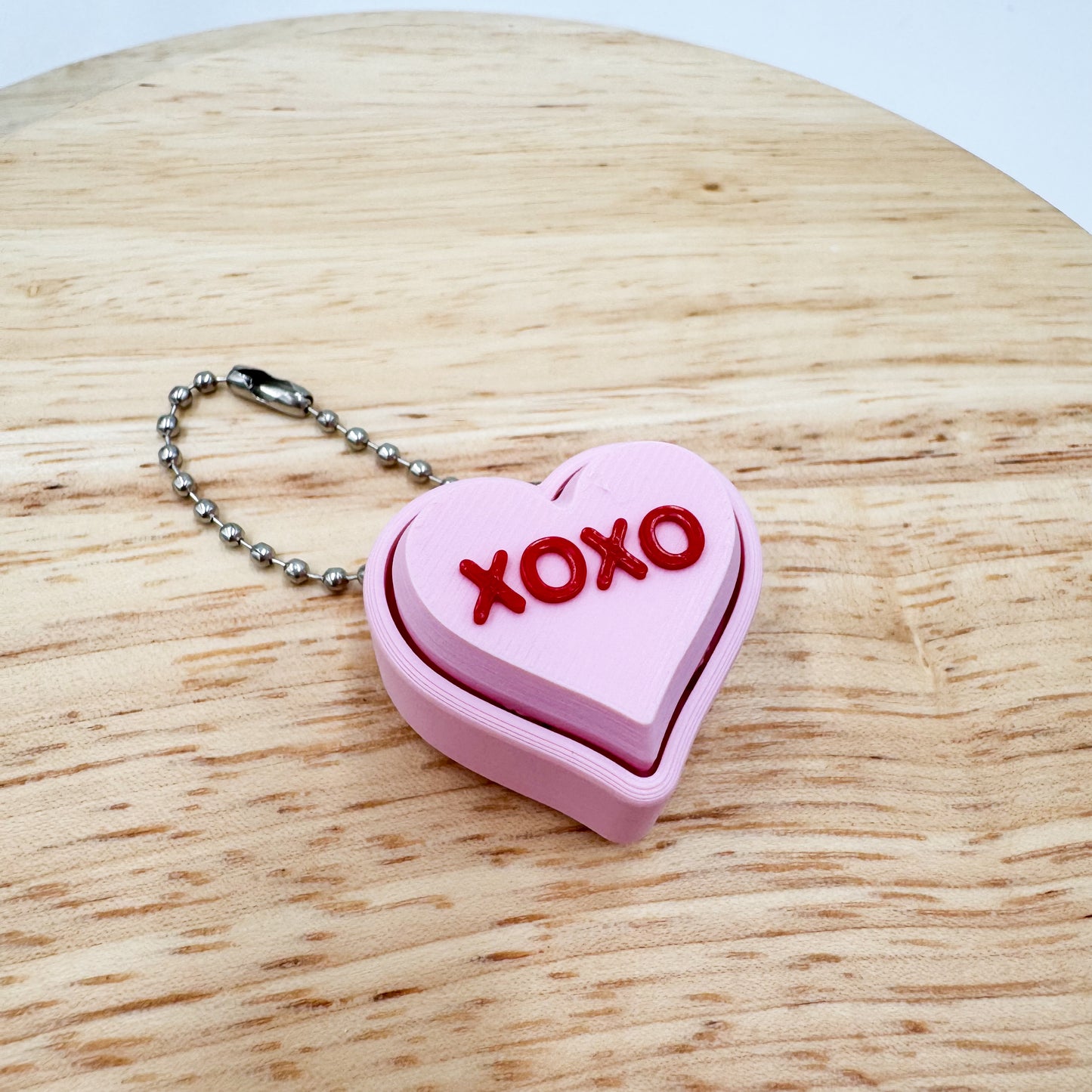 Conversation Heart Clickies Valentine's Day Gift Keychain