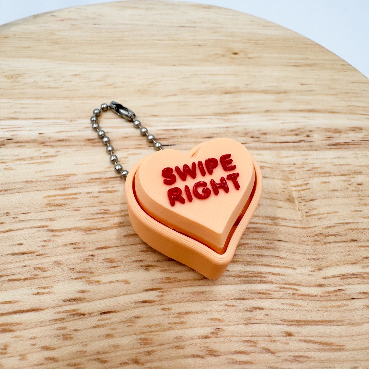 Conversation Heart Clickies Valentine's Day Gift Keychain