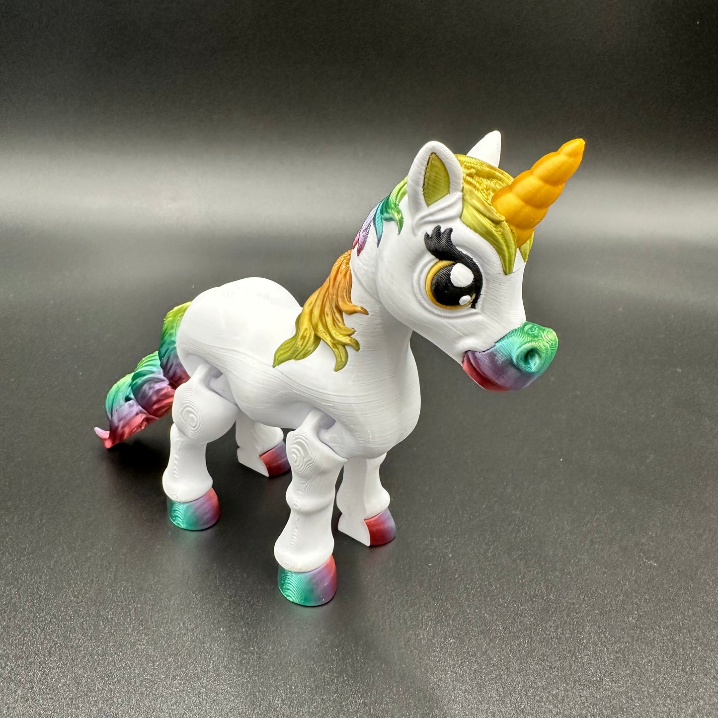 3D Printed Cutesy Unicorn