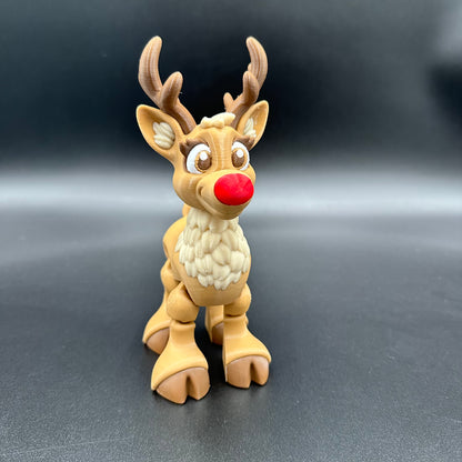 3D Printed Rudolph Reindeer