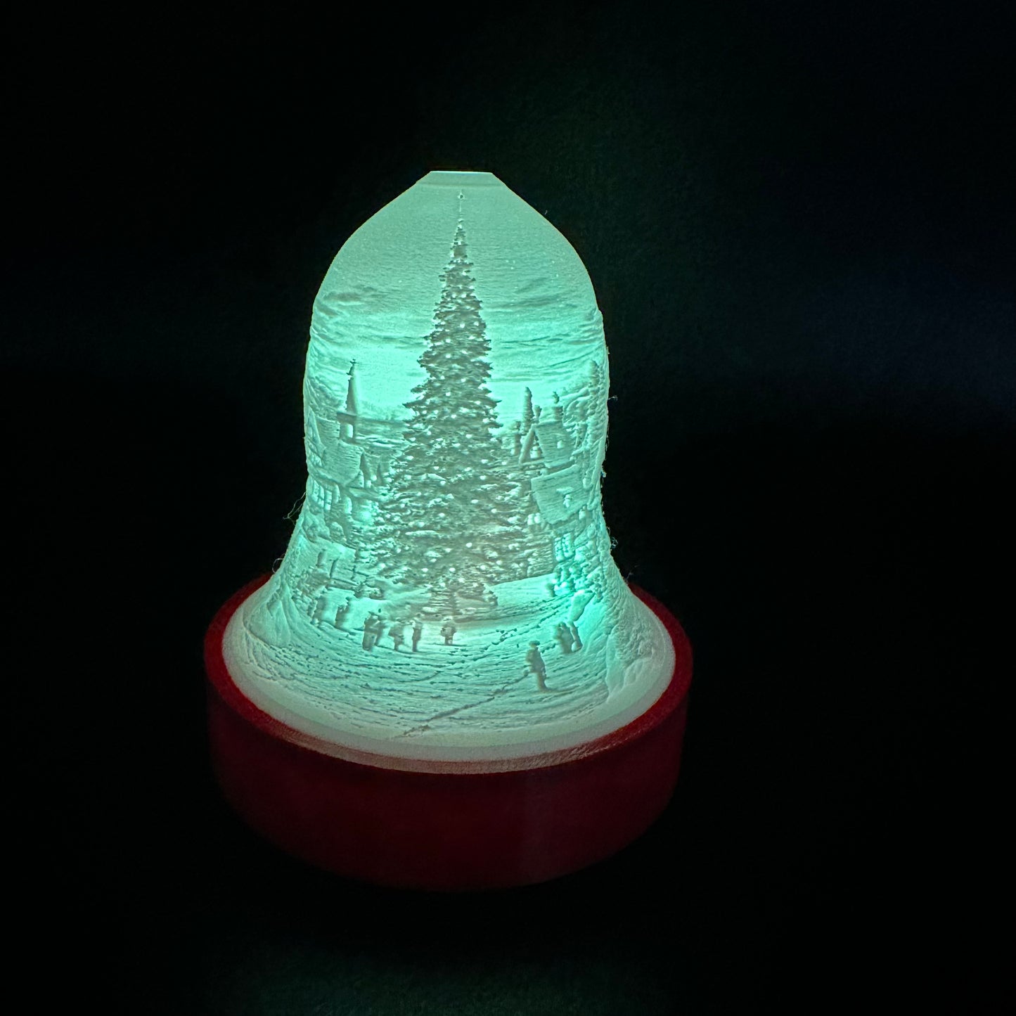 3D Printed Light Up Holiday Bell