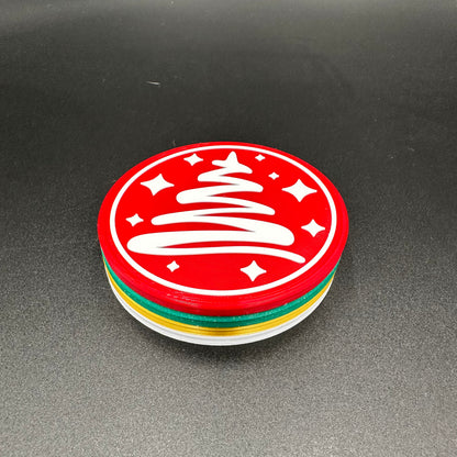 3D Printed Holiday Magnet Coasters