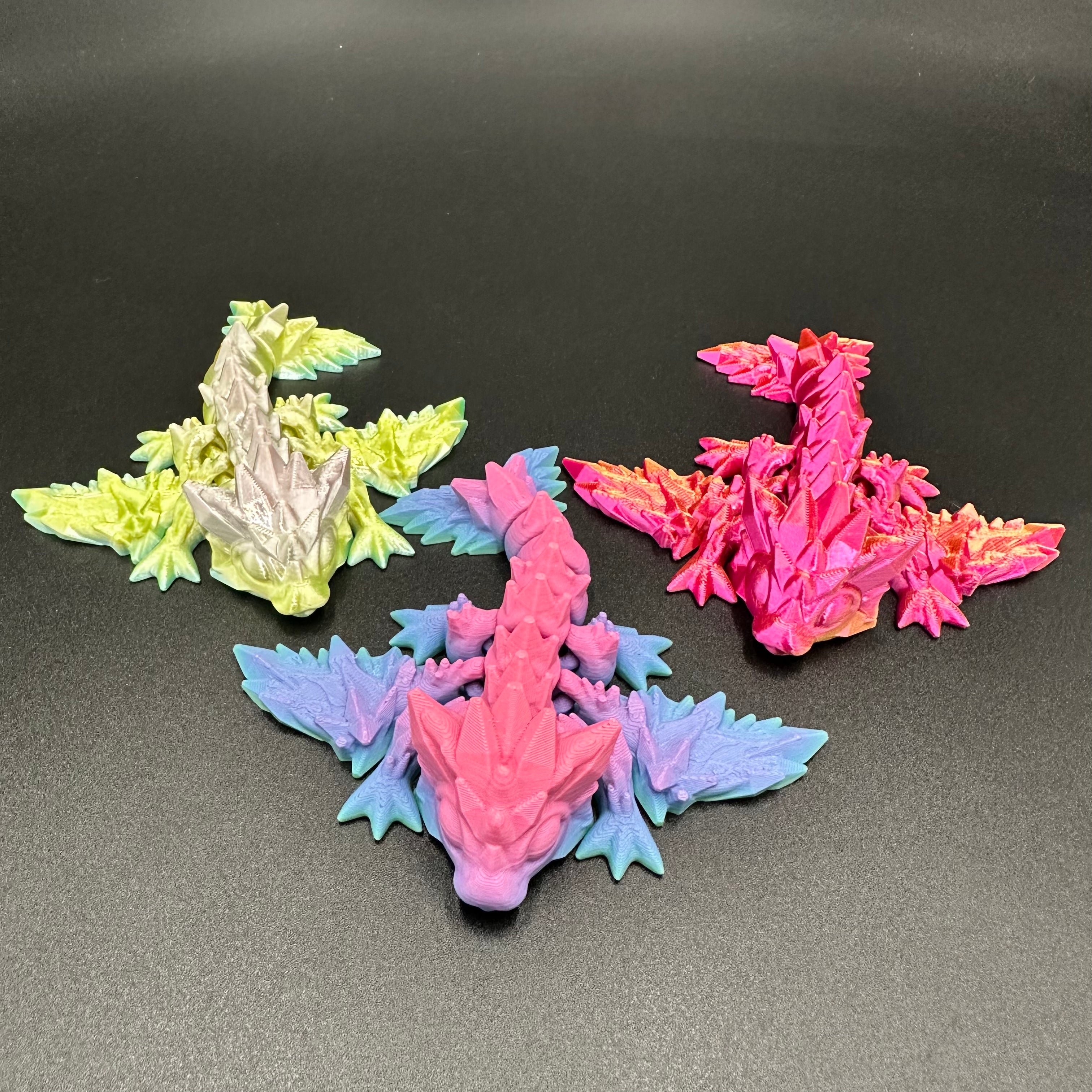 3D Printed Tiny Crystal Dragon – The Creation Circus