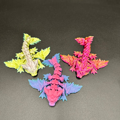 3D Printed Tiny Crystal Dragon