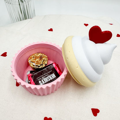 Cupcake Gift Box Valentines Day Candy Gift Surprise Present