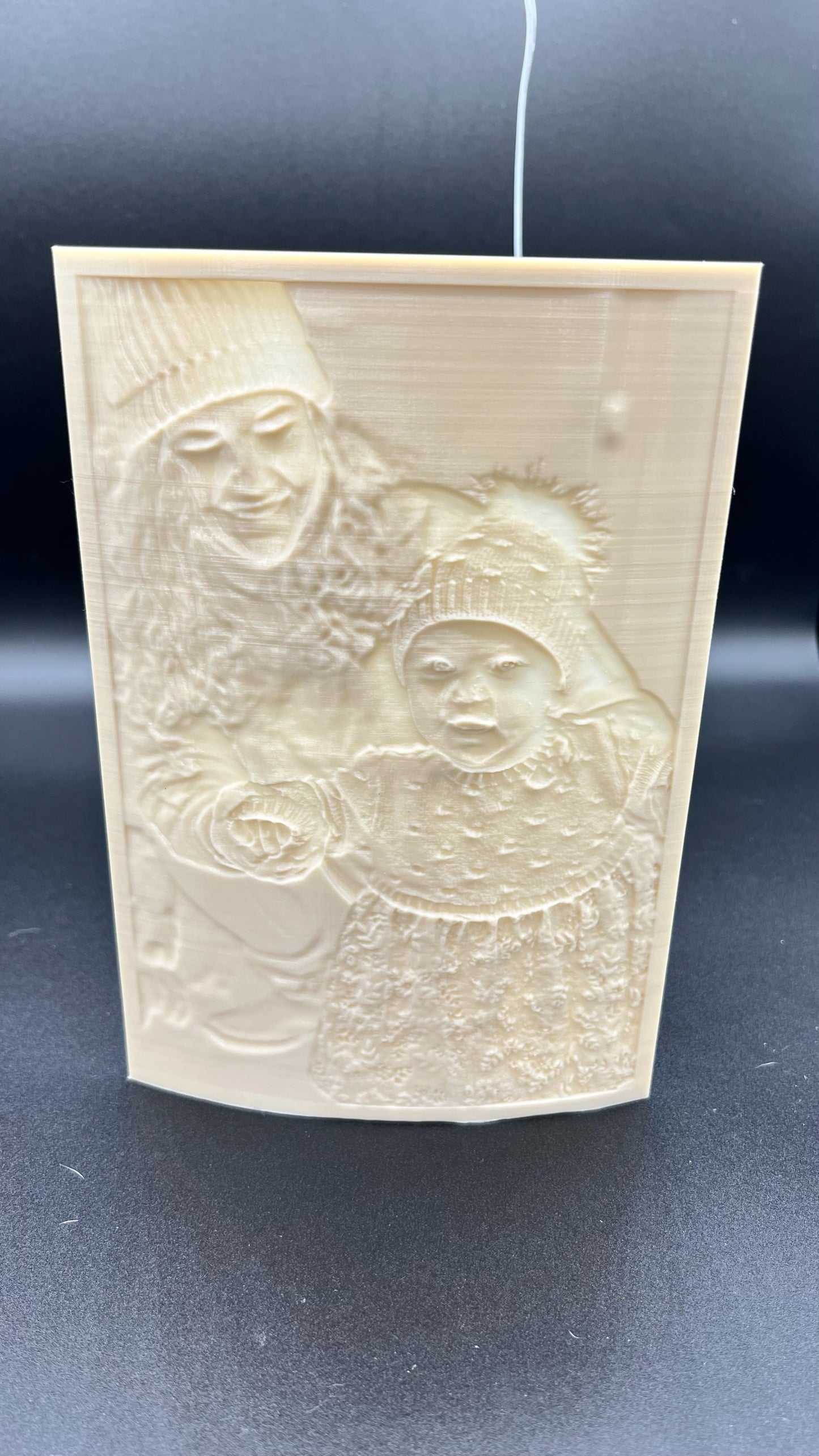 3D Printed Curved Window Lithophane