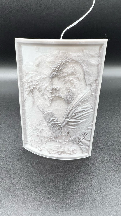 3D Printed Curved Window Lithophane