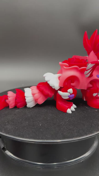 Multicolor Valentines Dragon with Wings!