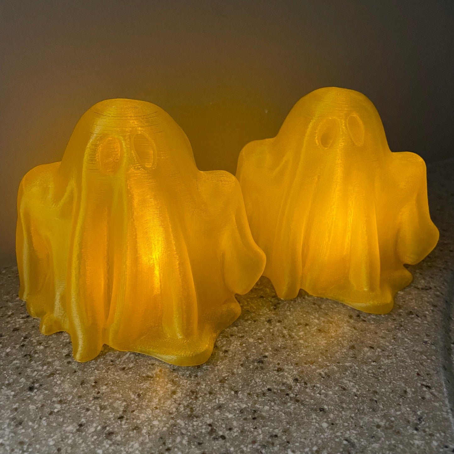 3D Printed Glass-Like Light Up Ghost