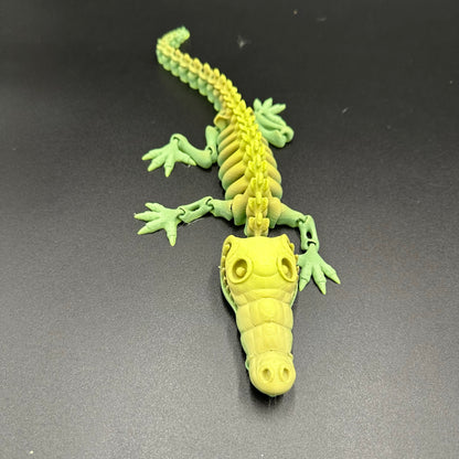 3D Printed Flexi Boney Crocodile