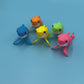 Multicolor Flexi baby shark family