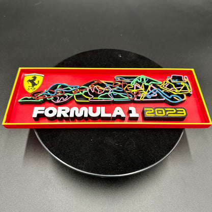 2023 F1 Racing Plaque